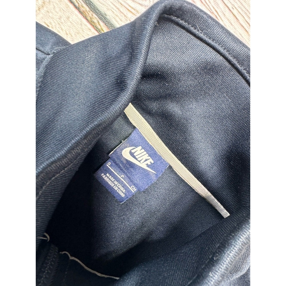Vintage NIKE Blue Label Full-Zip Track Warm Up Jacket Navy Blue Size Small Logo - Picture 4 of 7